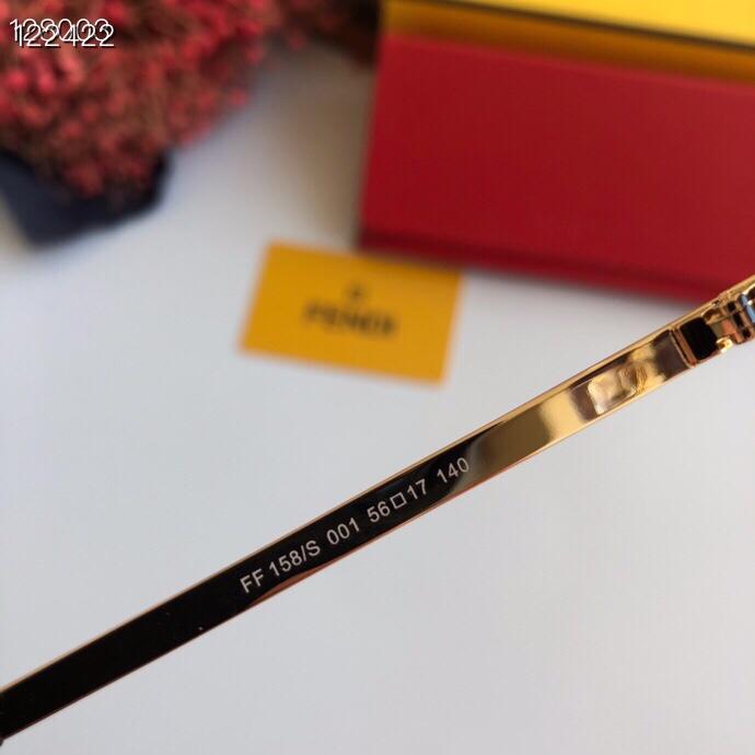 FENDI芬迪 官網款 FF158 官網最新 金屬方框墨鏡  lly1123